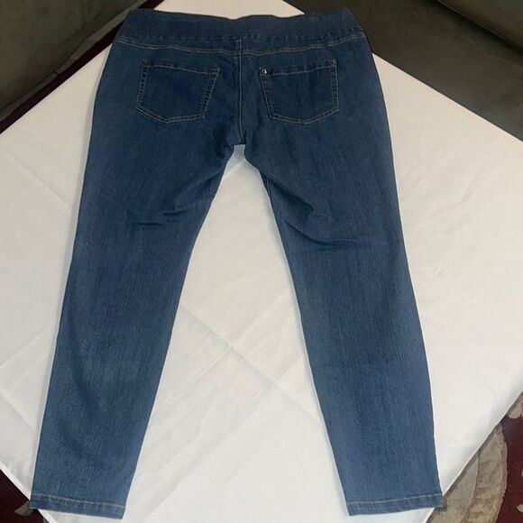 HUE Stretch Blue Women's Jeans Size XL - Picture 7 of 9